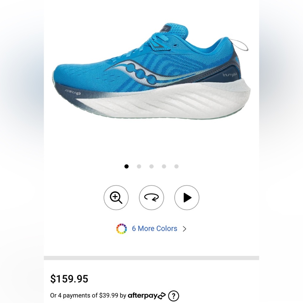 Like new Saucony Triumph 22 women’s running shoe